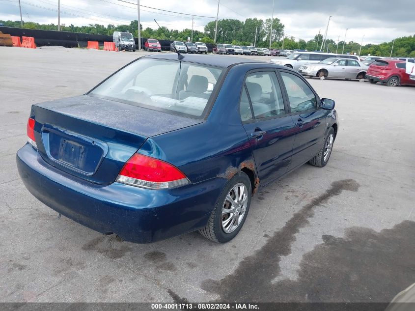 2006 Mitsubishi Lancer Es VIN: JA3AJ26E56U071985 Lot: 40011713