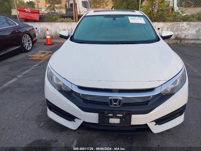 2018 Honda Civic Ex VIN: 19XFC2F74JE207629 Lot: 40011729