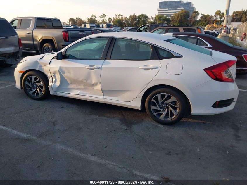 2018 Honda Civic Ex VIN: 19XFC2F74JE207629 Lot: 40011729