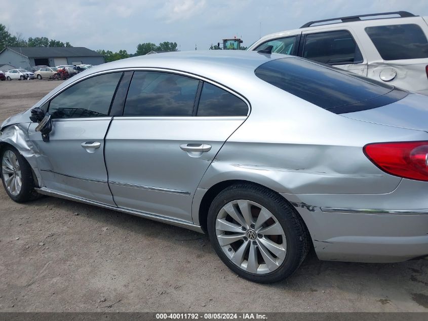 2012 Volkswagen Cc Sport VIN: WVWMN7AN7CE540992 Lot: 40011792