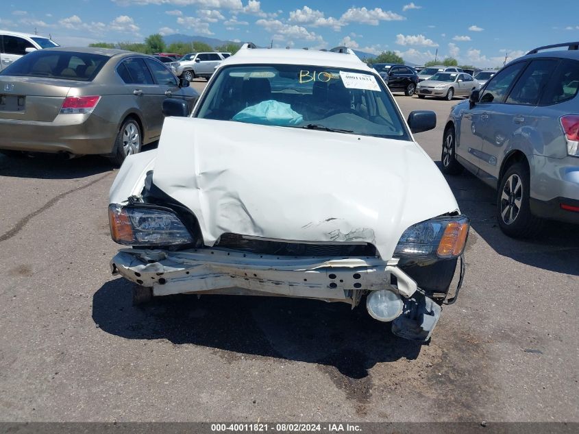 2000 Subaru Outback VIN: 4S3BH6652Y7626028 Lot: 40011821