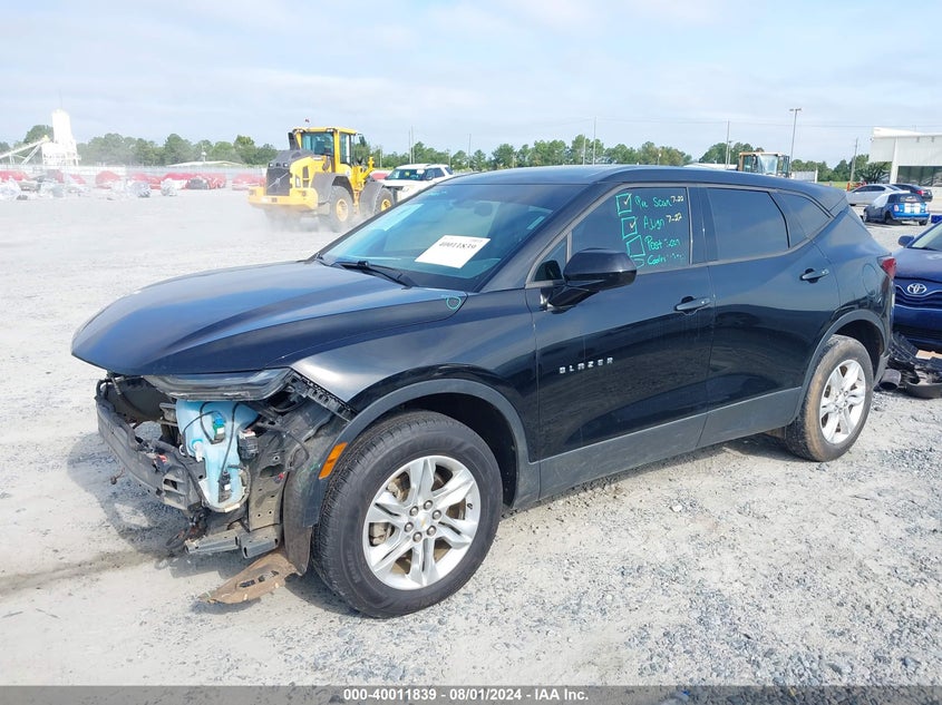 VIN 3GNKBCRS5LS532700 2020 CHEVROLET BLAZER FWD 2LT
