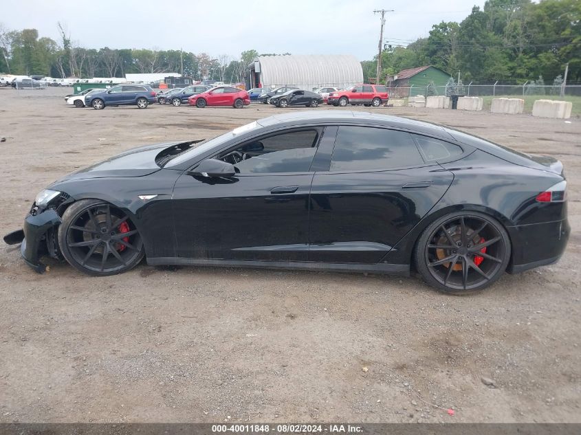 2014 Tesla Model S P85D VIN: 5YJSA1H29EFP62642 Lot: 40011848