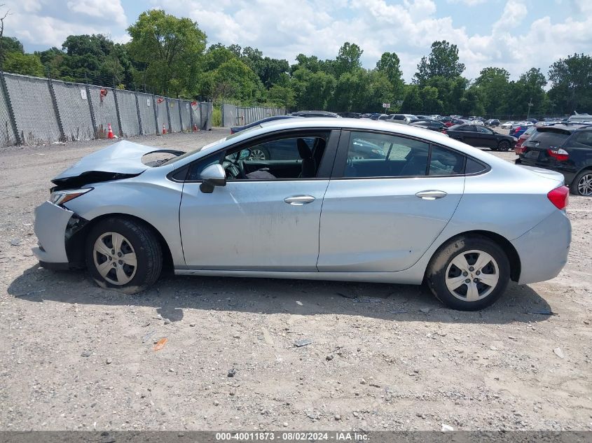 2017 Chevrolet Cruze Ls Auto VIN: 1G1BC5SM8H7162614 Lot: 40011873