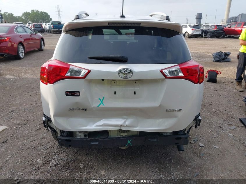 2015 Toyota Rav4 Limited VIN: 2T3YFREV6FW134347 Lot: 40011939