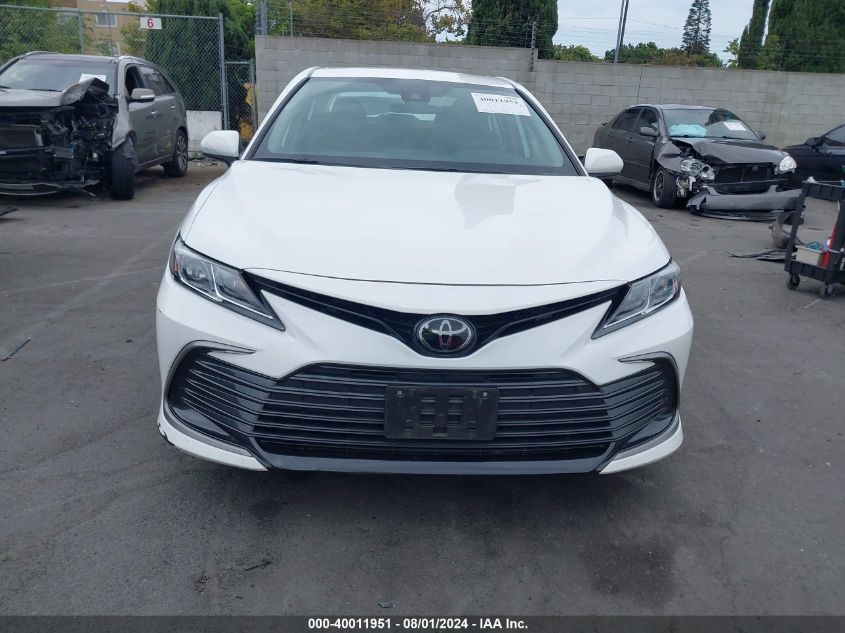 2022 Toyota Camry Le VIN: 4T1C11AK6NU039199 Lot: 40011951