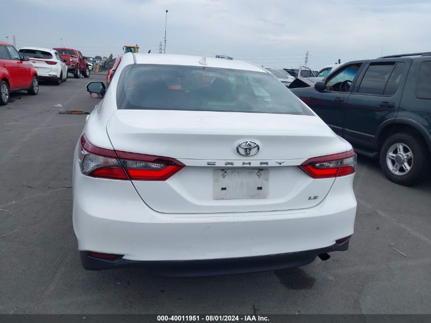 2022 Toyota Camry Le VIN: 4T1C11AK6NU039199 Lot: 40011951