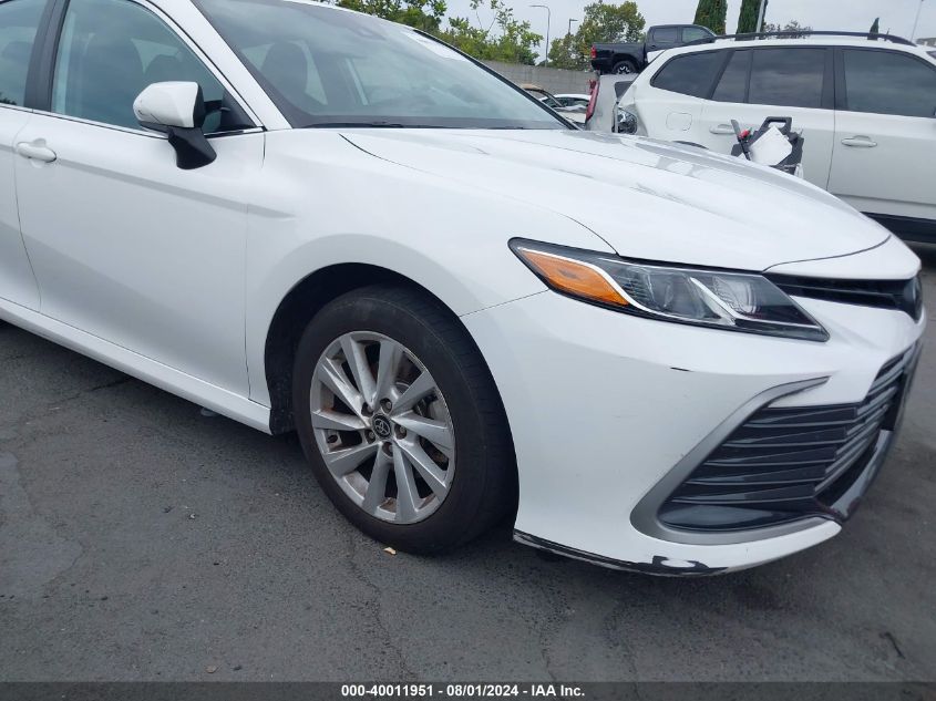 2022 Toyota Camry Le VIN: 4T1C11AK6NU039199 Lot: 40011951