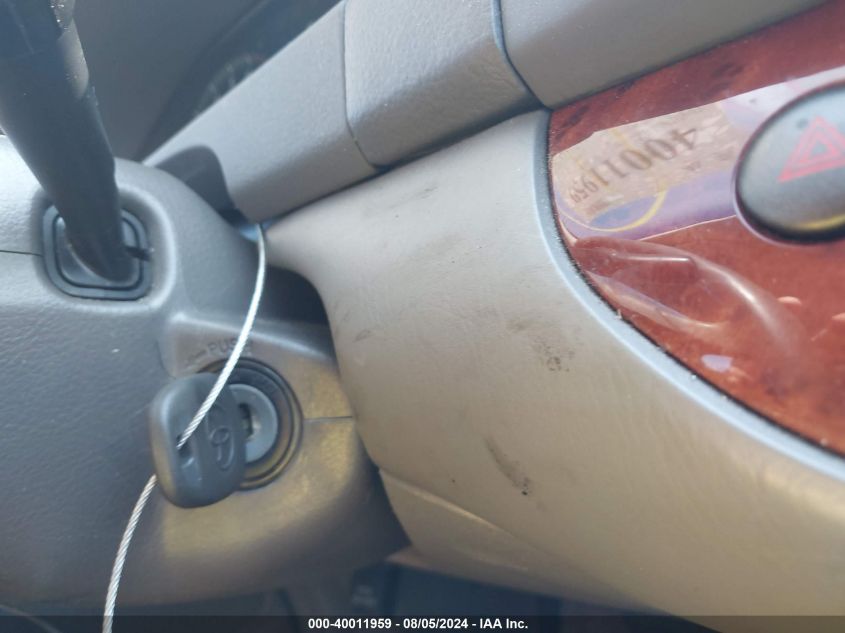 2003 Toyota Camry Xle V6 VIN: 4T1BF30K93U047742 Lot: 40011959