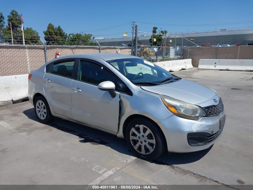 2012 Kia Rio Lx VIN: KNADM4A37C6082622 Lot: 40011961