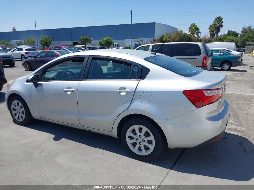 2012 Kia Rio Lx VIN: KNADM4A37C6082622 Lot: 40011961