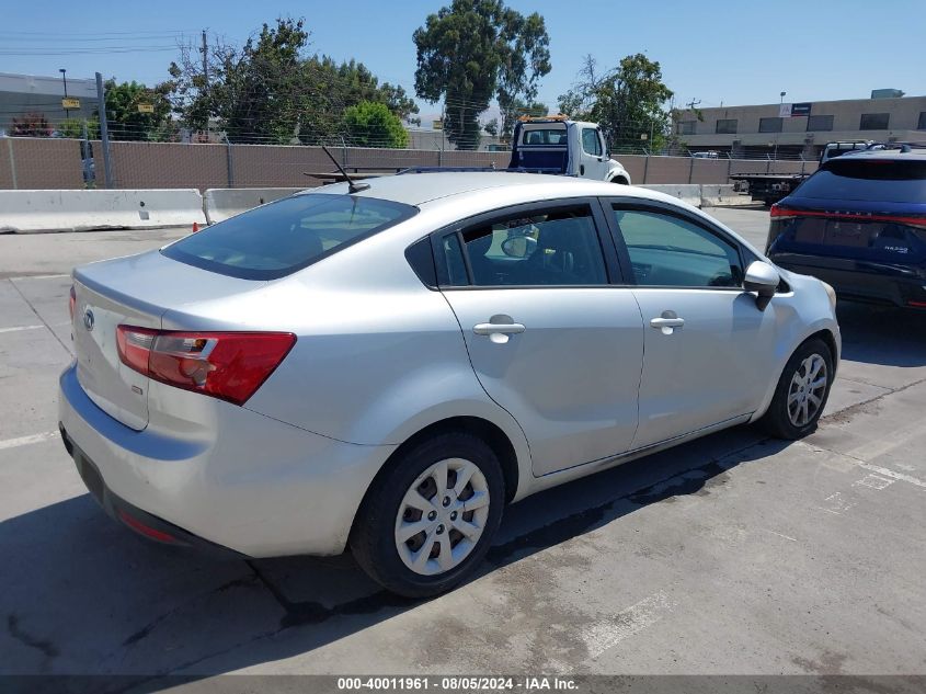 2012 Kia Rio Lx VIN: KNADM4A37C6082622 Lot: 40011961