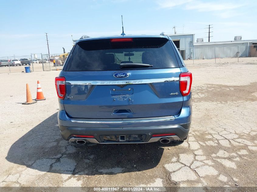 2018 Ford Explorer Xlt VIN: 1FM5K8D88JGC52680 Lot: 40011967