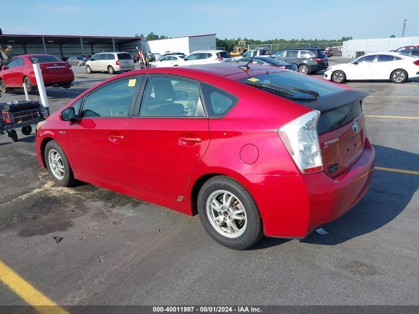 JTDKN3DU9B0269917 | 2011 TOYOTA PRIUS