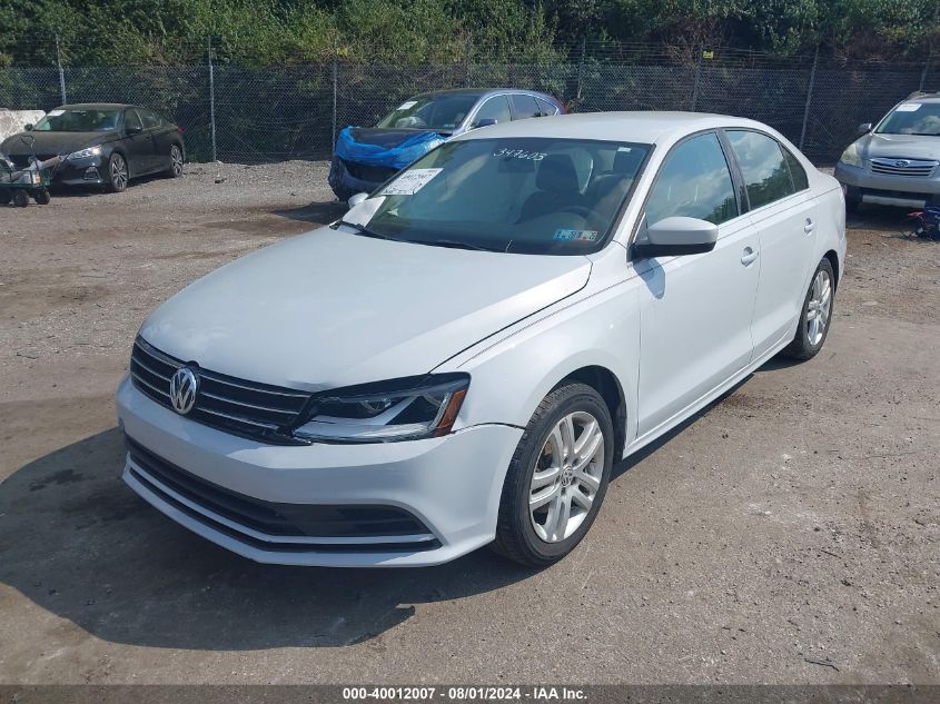 2017 Volkswagen Jetta 1.4T S VIN: 3VW2B7AJ8HM347603 Lot: 40012007