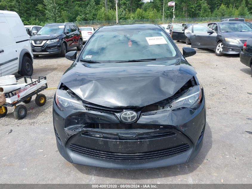 2017 Toyota Corolla Le VIN: 2T1BURHE5HC910018 Lot: 40012020