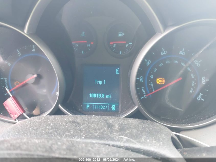 2011 Chevrolet Cruze Ls VIN: 1G1PC5SH5B7151585 Lot: 40012032