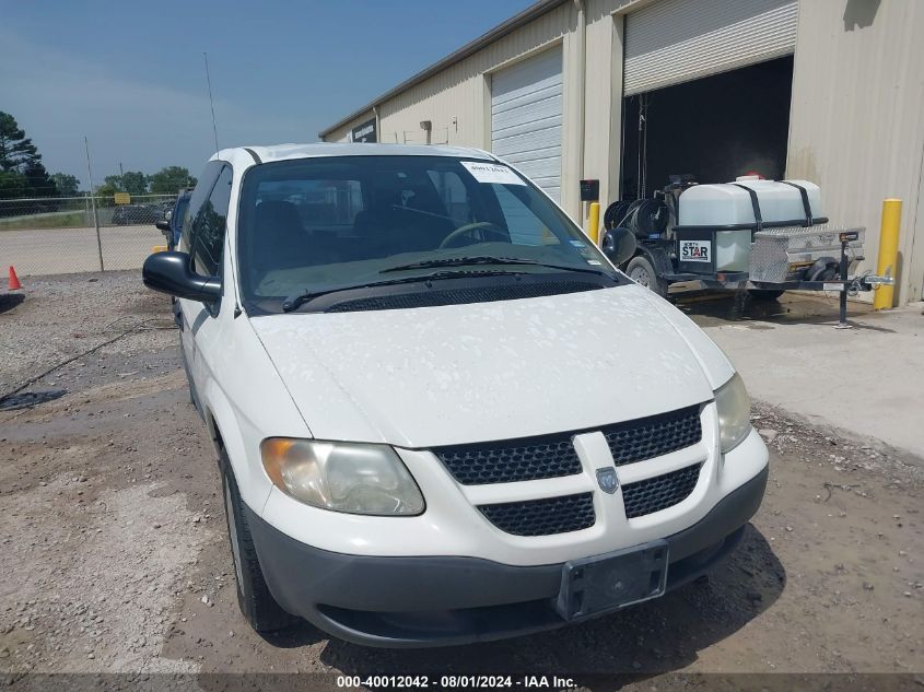 2003 Dodge Caravan Se VIN: 1D4GP25363B112273 Lot: 40012042