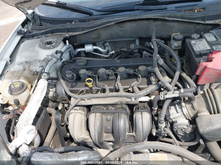 2012 Ford Fusion S VIN: 3FAHP0GAXCR345205 Lot: 40012061