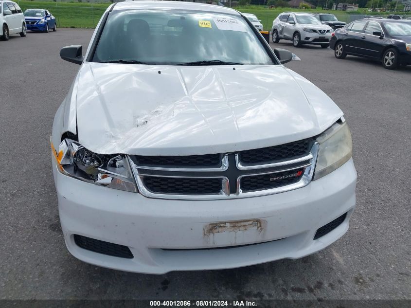 1C3CDZAB2EN115784 2014 Dodge Avenger Se