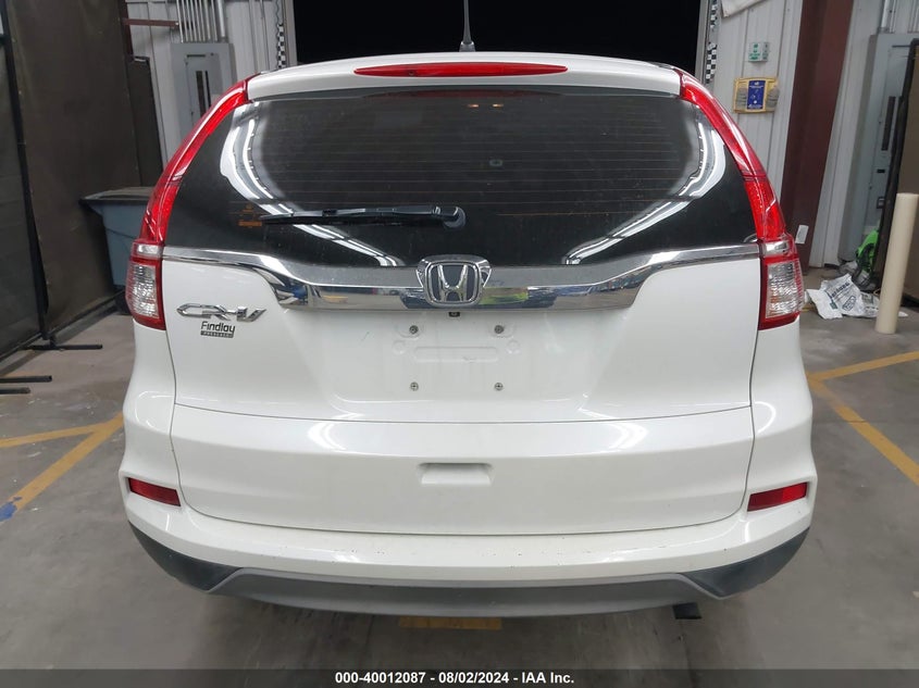 2015 Honda Cr-V Lx VIN: 5J6RM3H38FL025077 Lot: 40012087