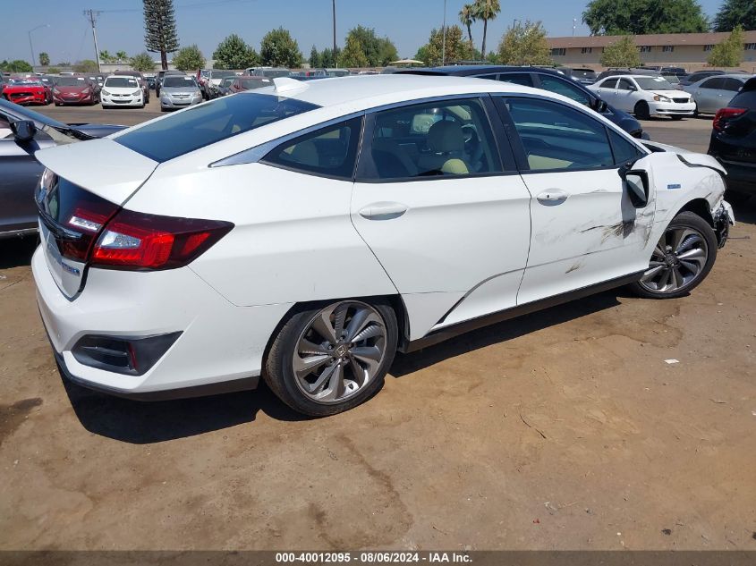 2018 Honda Clarity Plug-In Hybrid VIN: JHMZC5F10JC023918 Lot: 40012095