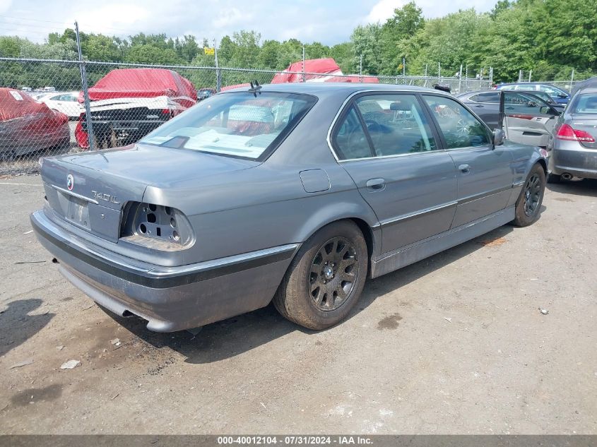 WBAGH83491DP24409 | 2001 BMW 740IL