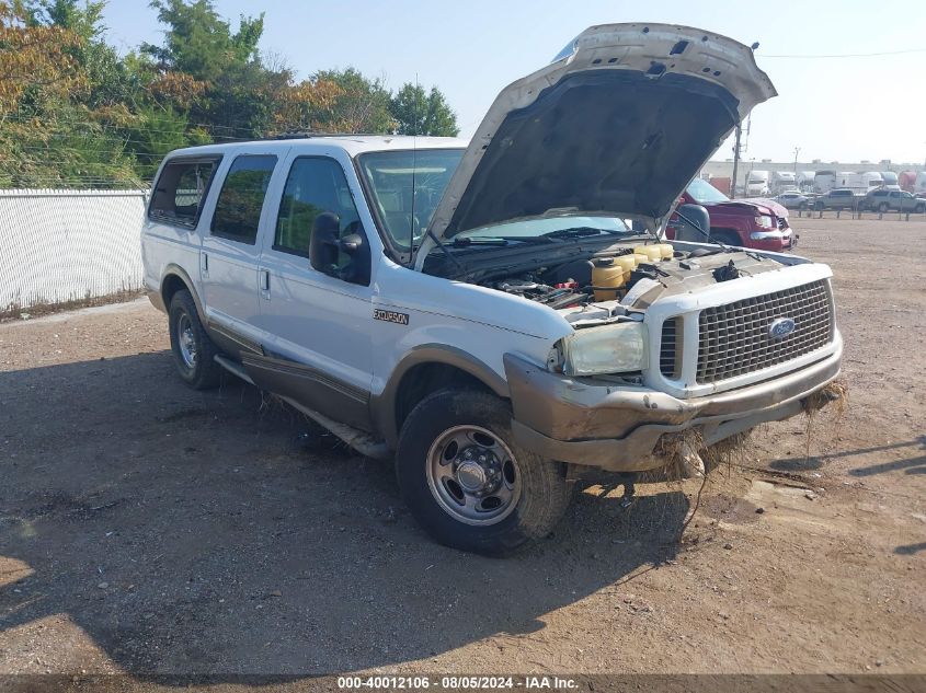 2003 Ford Excursion Eddie Bauer VIN: 1FMNU44LX3EC39953 Lot: 40012106