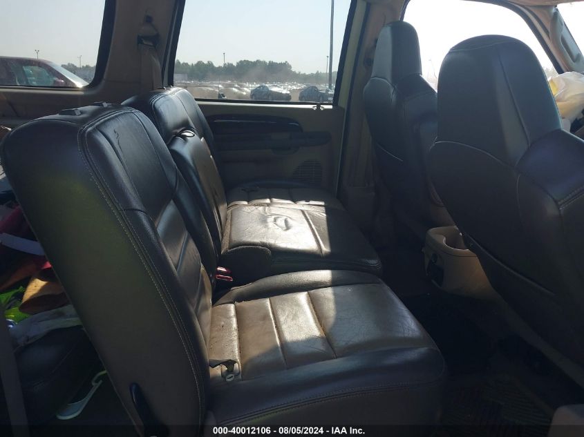 2003 Ford Excursion Eddie Bauer VIN: 1FMNU44LX3EC39953 Lot: 40012106