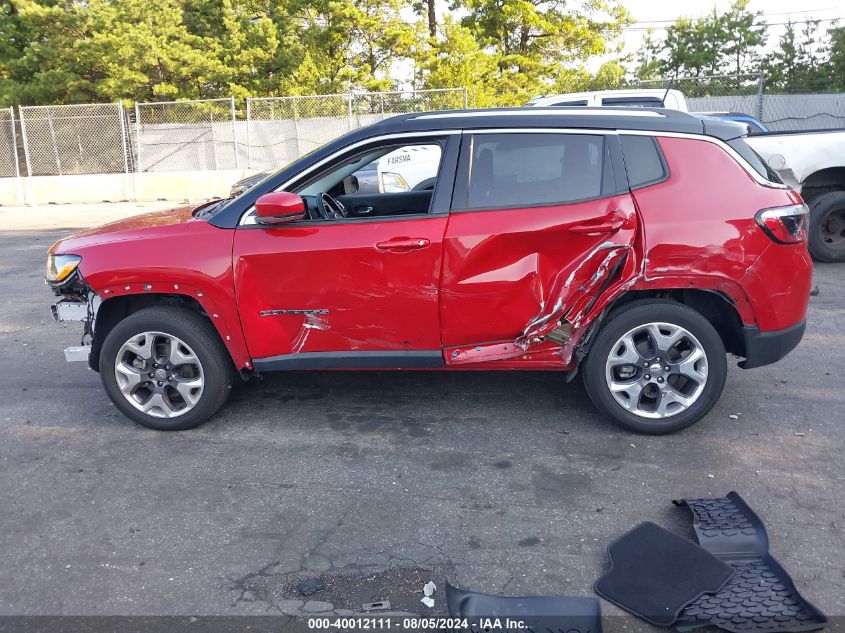 2021 Jeep Compass Limited 4X4 VIN: 3C4NJDCB2MT539509 Lot: 40012111