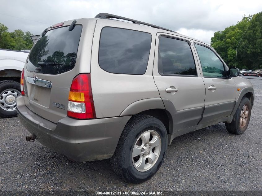 2001 Mazda Tribute Es V6/Lx V6 VIN: 4F2CU081X1KM69472 Lot: 40012131