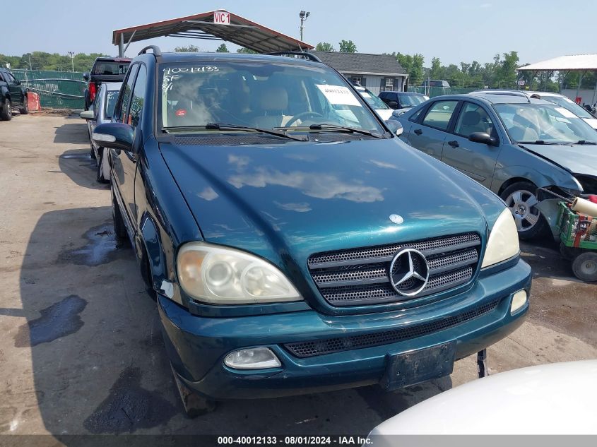 2003 Mercedes-Benz Ml 350 VIN: 4JGAB57E83A420600 Lot: 40012133