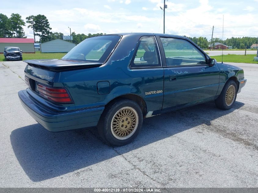 3P3XP6439NT273255 | 1992 PLYMOUTH SUNDANCE