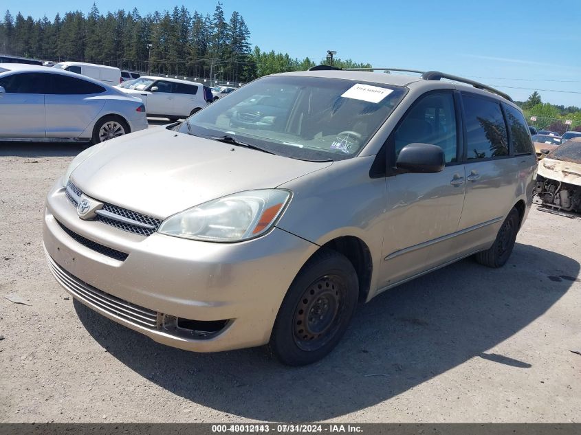 2004 Toyota Sienna Le VIN: 5TDZA23C44S139749 Lot: 40012143