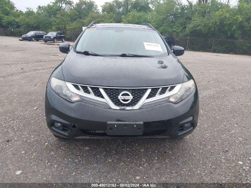 2011 Nissan Murano Sl VIN: JN8AZ1MW9BW151244 Lot: 40012163