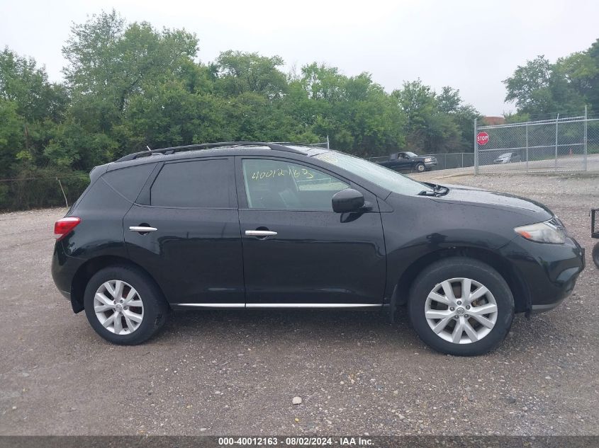 2011 Nissan Murano Sl VIN: JN8AZ1MW9BW151244 Lot: 40012163