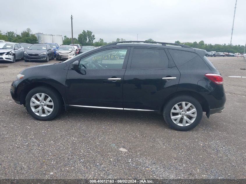 2011 Nissan Murano Sl VIN: JN8AZ1MW9BW151244 Lot: 40012163