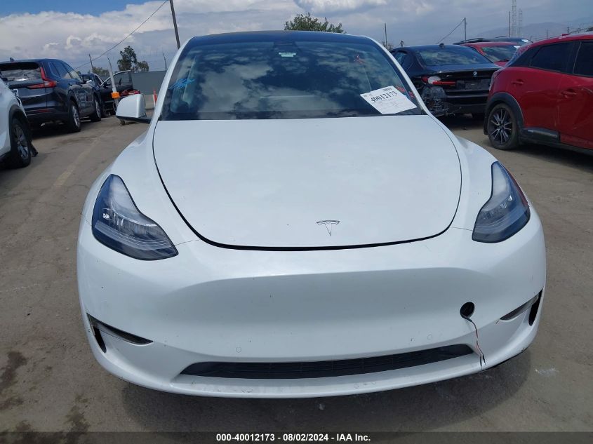 2021 Tesla Model Y Standard Range Rear-Wheel Drive VIN: 5YJYGDEDXMF107503 Lot: 40012173