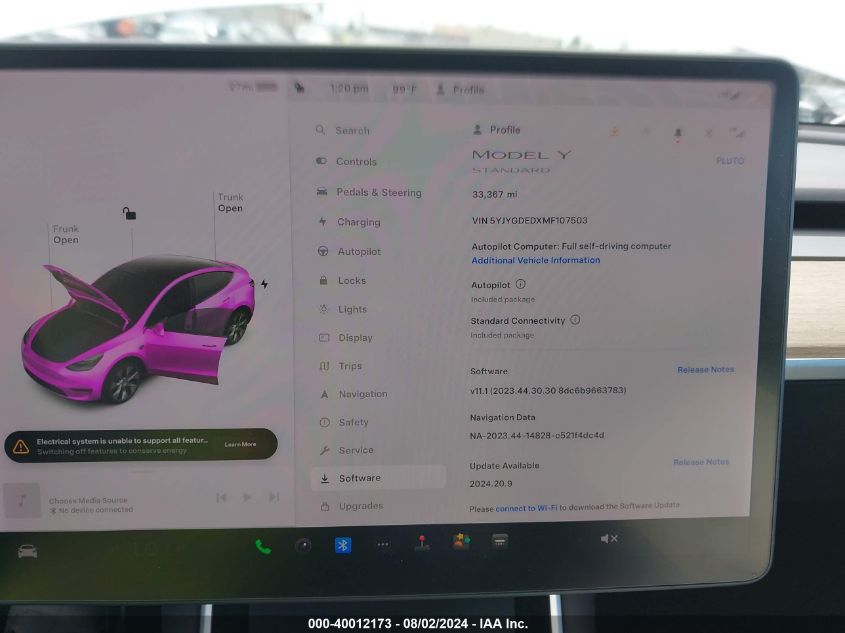 5YJYGDEDXMF107503 2021 TESLA MODEL Y - Image 18