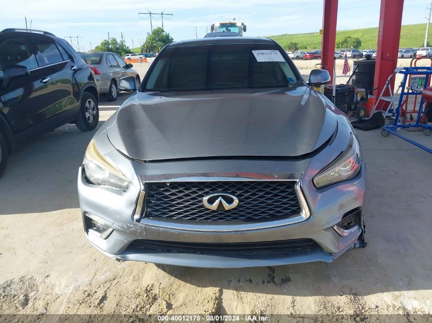 2018 Infiniti Q50 3.0T Luxe VIN: JN1EV7AP6JM365534 Lot: 40012175