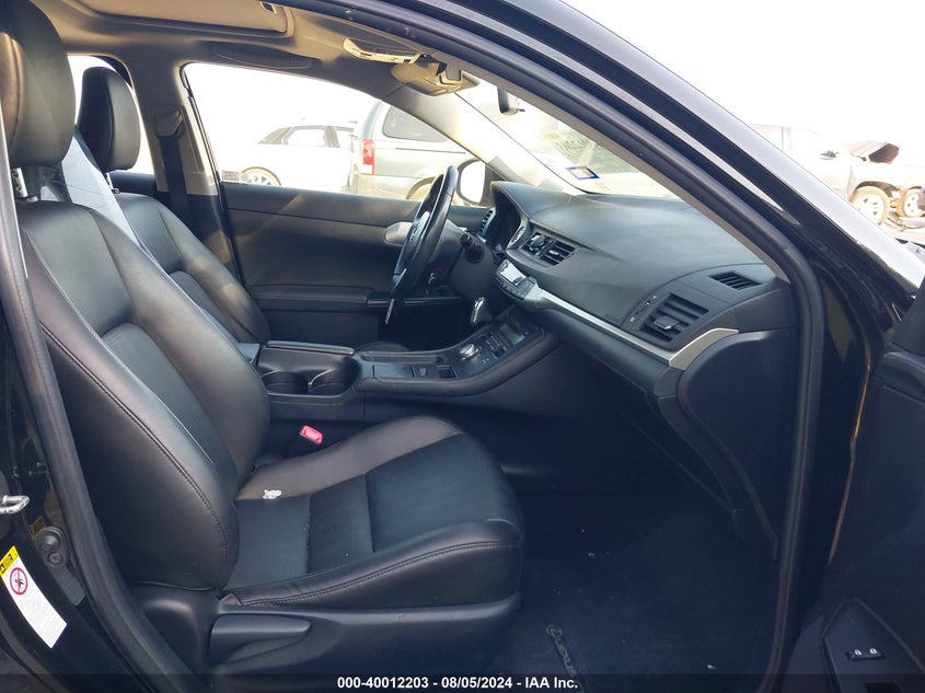 2013 LEXUS CT 200H VIN: JTHKD5BH0D2159624
