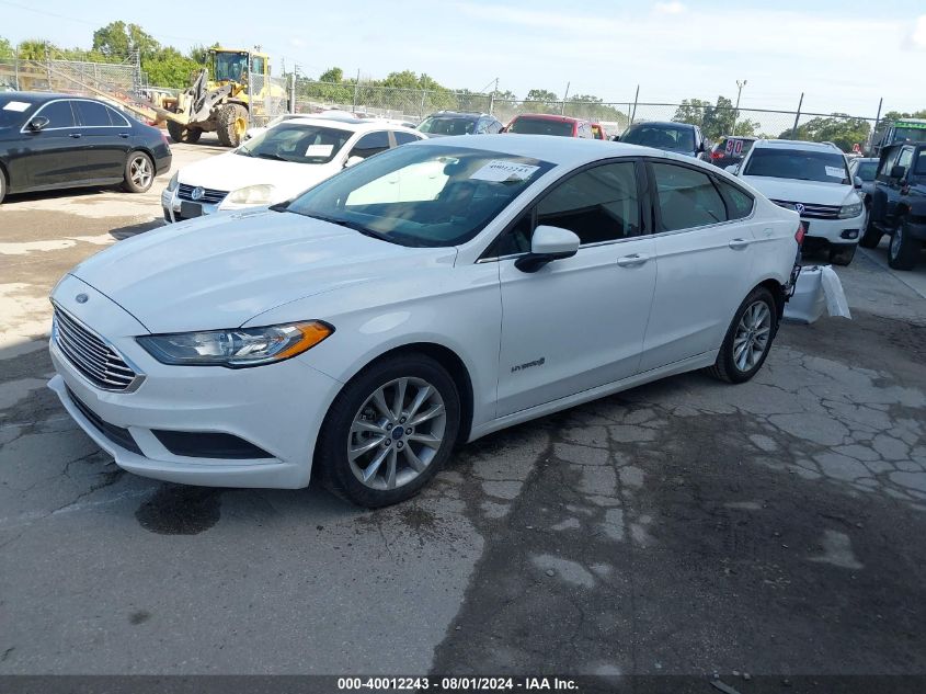 3FA6P0LU2HR182211 2017 FORD FUSION - Image 2