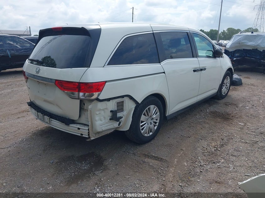 2015 HONDA ODYSSEY VIN: 2T3WFREV8DW052673
