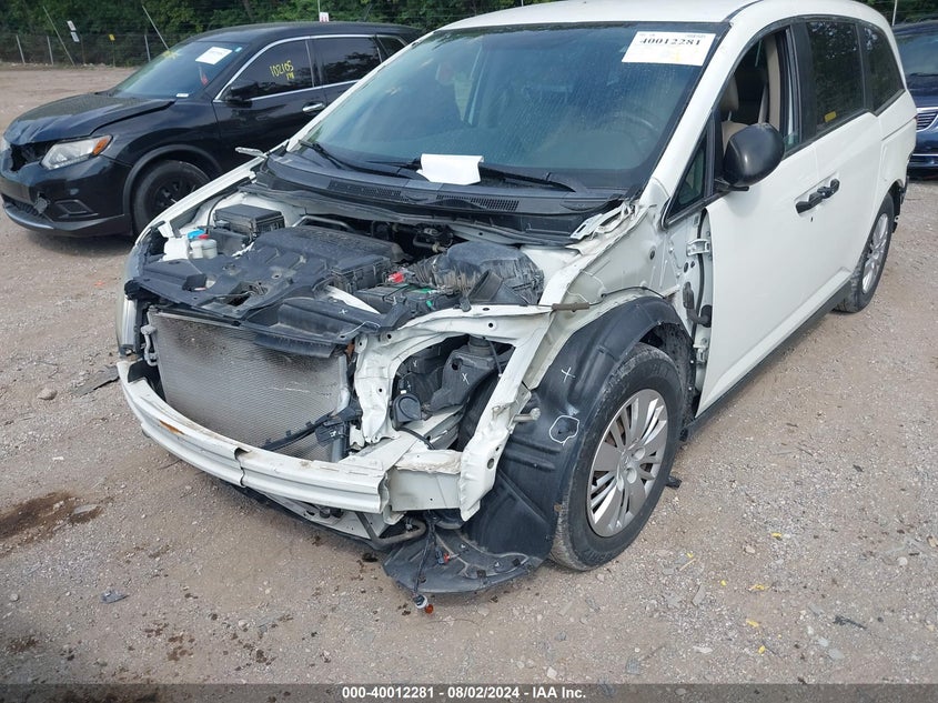 2015 HONDA ODYSSEY VIN: 2T3WFREV8DW052673