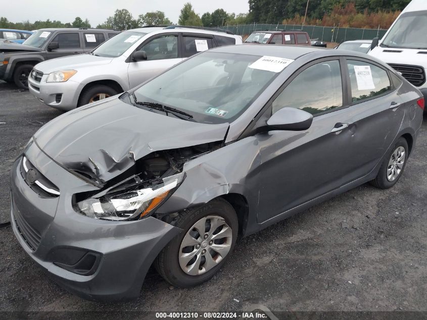 2016 Hyundai Accent Se VIN: KMHCT4AE6GU095927 Lot: 40012310