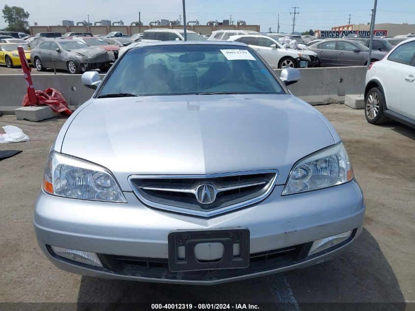 2001 Acura Cl 3.2 Type S VIN: 19UYA42791A016616 Lot: 40012319