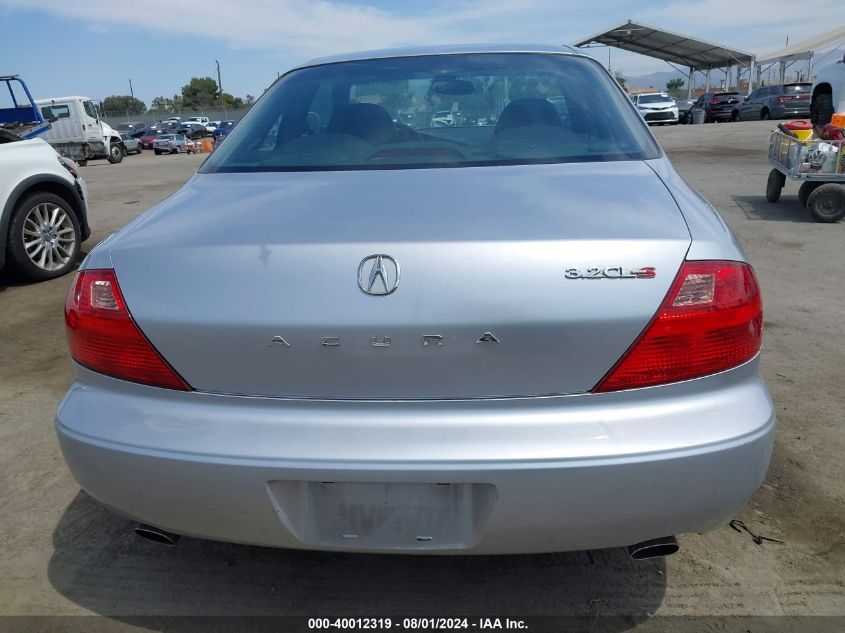 2001 Acura Cl 3.2 Type S VIN: 19UYA42791A016616 Lot: 40012319