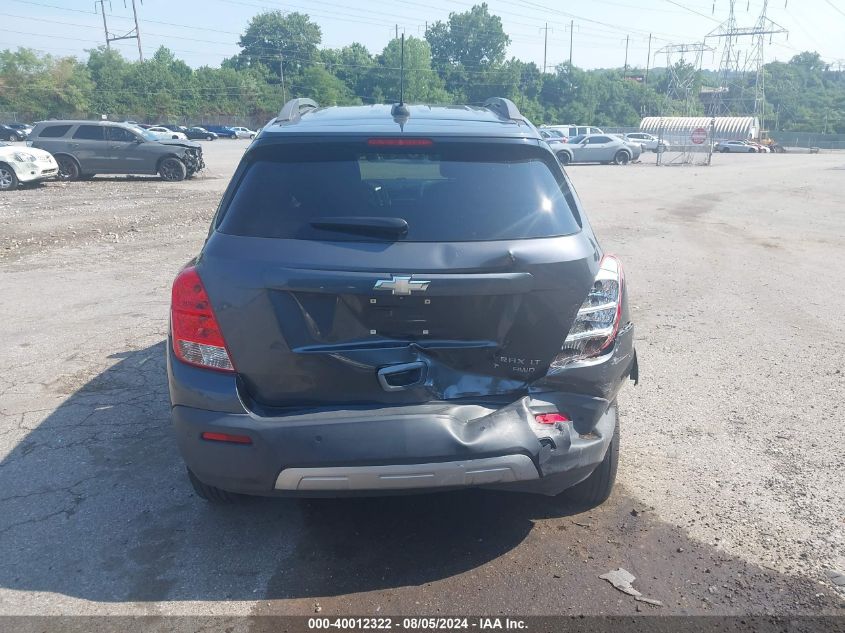 2016 Chevrolet Trax Lt VIN: 3GNCJPSB8GL125785 Lot: 40012322