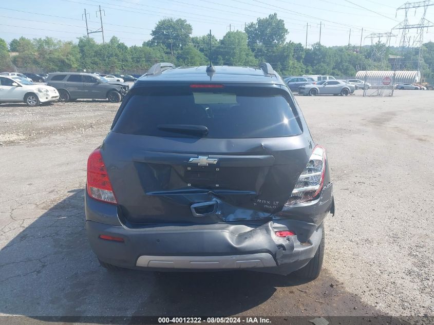 2016 Chevrolet Trax Lt VIN: 3GNCJPSB8GL125785 Lot: 40012322