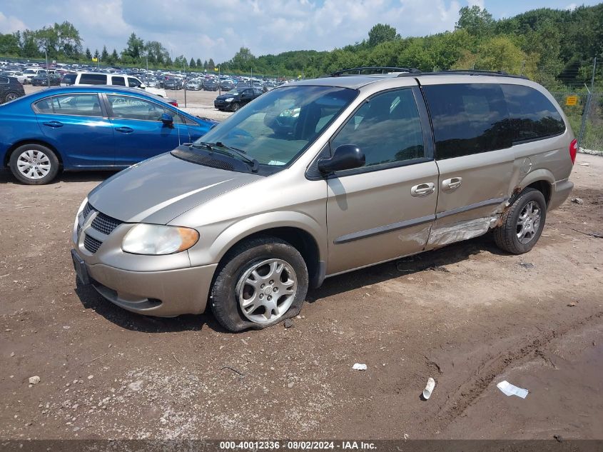 2002 Dodge Grand Caravan Ex VIN: 2B8GP74L92R655723 Lot: 40012336